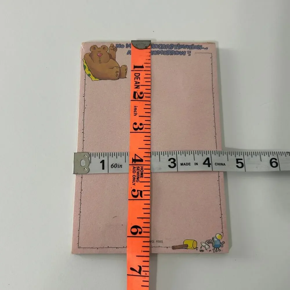 Vintage 80s Stationery Lot of 9 Hallmark Shoebox Sticky Notes Maxine Notepad
